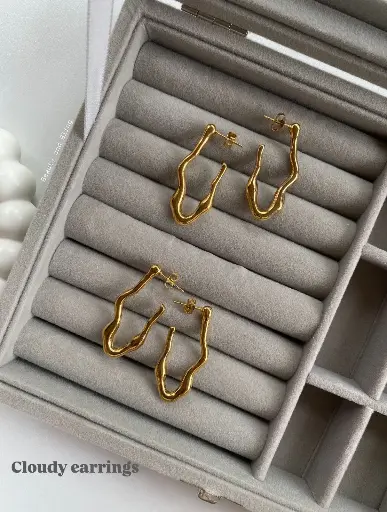 Cloudy earring